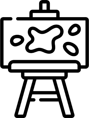Icon representing artistic classes