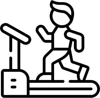 Icon representing a fitness club