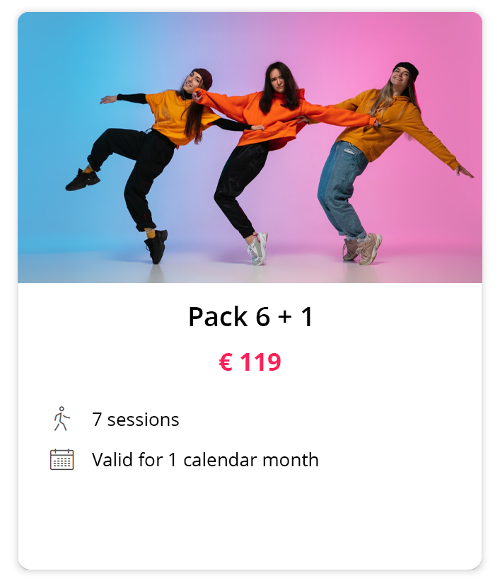 List of passes and single entries with custom pricing and validity configuration