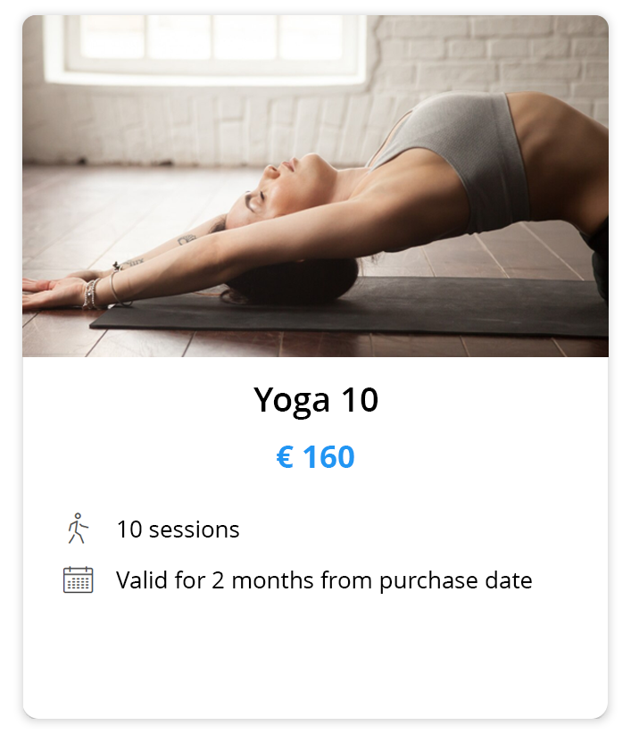 List of passes and single entries with custom pricing and validity configuration